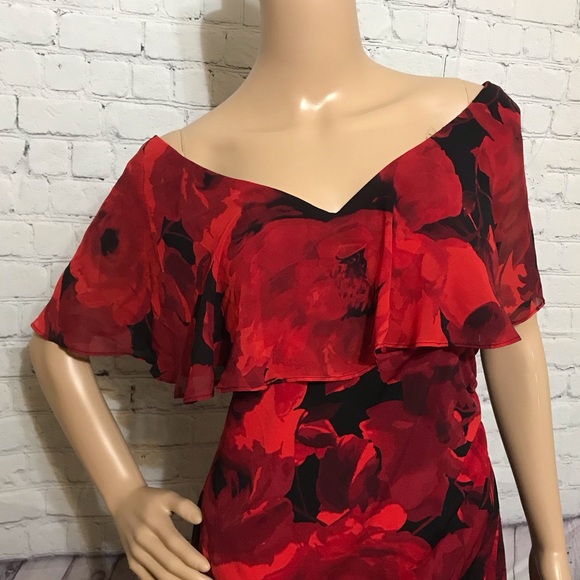NWT Ruffled Rose Dress - Picture 3 of 11